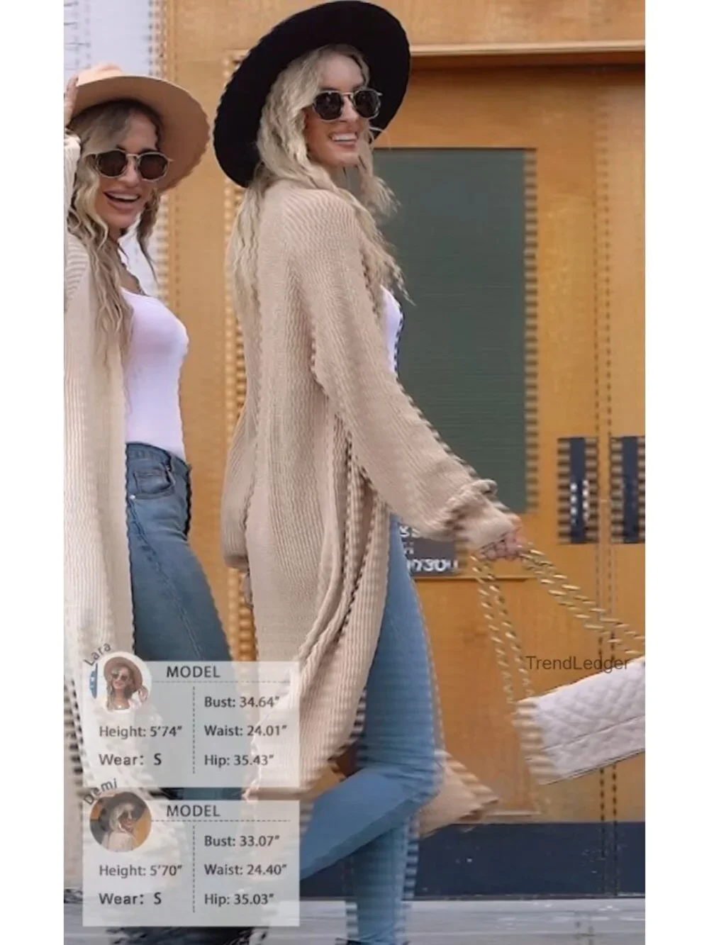 Oversized Long Cardigan Sweater Maxi Open Front Coat Soft Knit